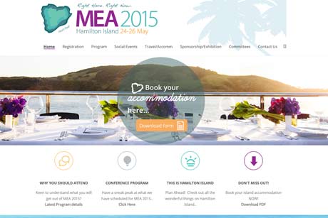 MEA 2015 conference web page
